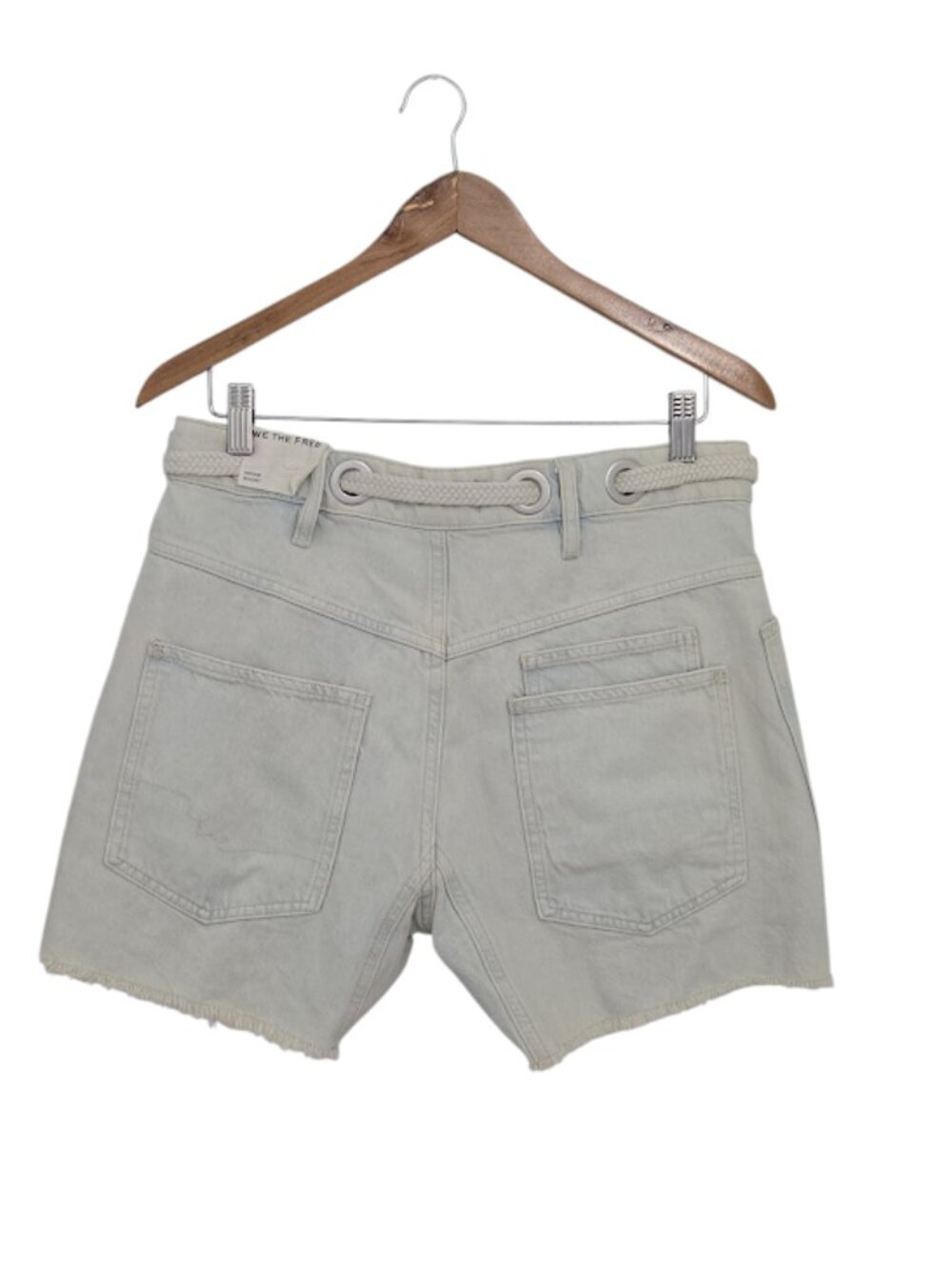 FREE PEOPLE WE THE FREE  Moxie Barrel Shorts Bleached Size 26 NWOT - Picture 4 of 8